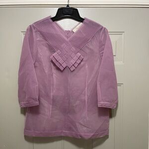 BCBGMaxAzria Lavender Blouse